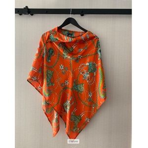 Cover Up / Over the head 100% Silk Satin Scarf